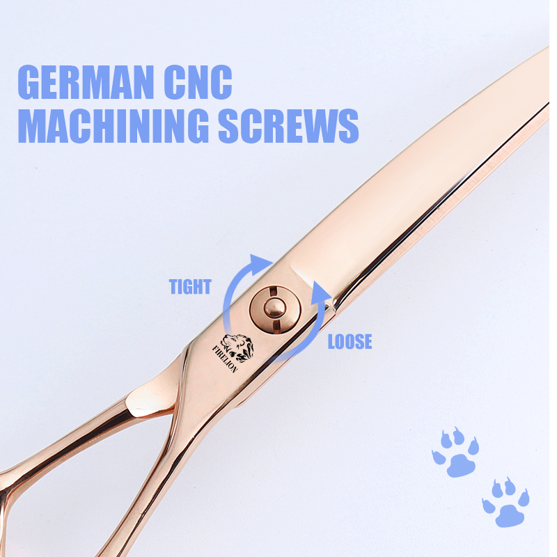 FIRELION professionnel VG10 6. - Professional Pet Grooming Scissors Curved avis et prix