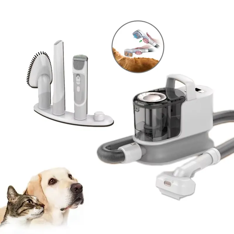 Kit de toilettage pour animaux - Pet Grooming Vacuum Suction Kit 5 In 1 avis et prix