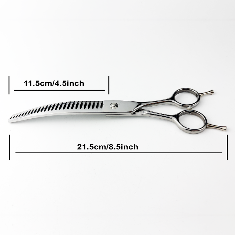 Ciseaux de toilettage courbés  - Professional Pet Grooming Scissors Curved avis et prix