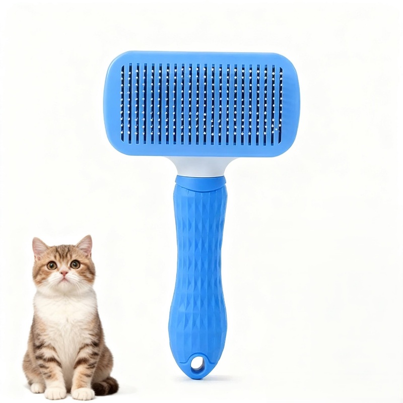 Brosse à poils lisses autonett - Slicker Brush Self Cleaning Pet Grooming avis et prix