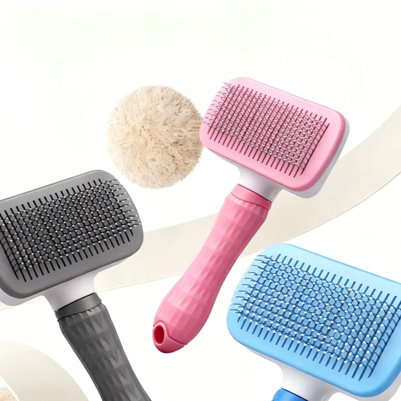 Brosse à poils lisses autonett - Slicker Brush Self Cleaning Pet Grooming avis et prix